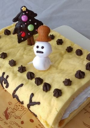 本型ロールケーキ-レシピのメイン写真