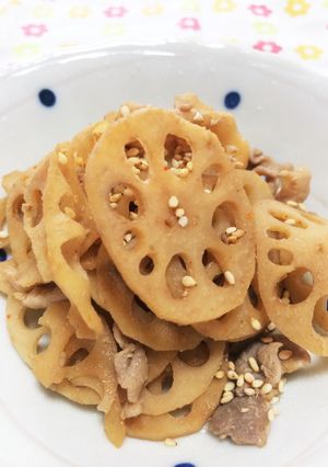 豚コマとレンコンのきんぴら-レシピのメイン写真