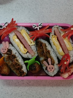 夏・おにぎらず弁当6-レシピのメイン写真