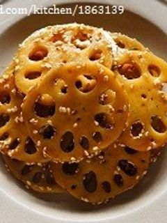 簡単♪れんこんのごま照り焼き-レシピのメイン写真