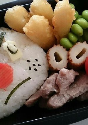 キャラ弁☆妖怪ウォッチ おにぎり侍-レシピのメイン写真