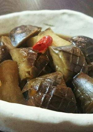 リアル揚げ浸し風！なすの煮浸し-レシピのメイン写真