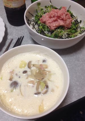 ホットヨーグルト豆乳スープ-レシピのメイン写真