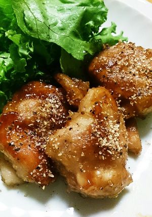鶏もも肉のにんにく醤油焼き-レシピのメイン写真