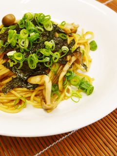 のり佃煮和風パスタ-レシピのメイン写真