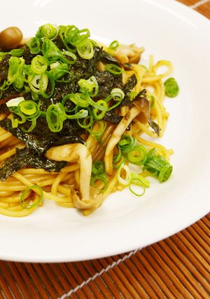 のり佃煮和風パスタ-レシピのメイン写真
