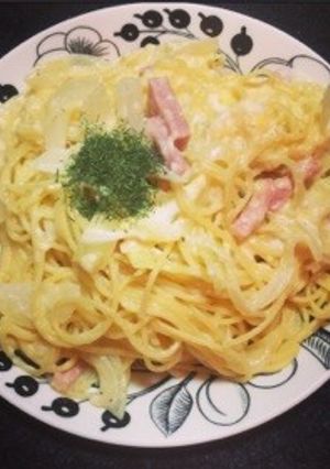 寄せ集めカルボナーラ-レシピのメイン写真