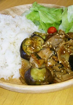 ☆油控えめ☆豚バラとナスの甘辛炒め-レシピのメイン写真