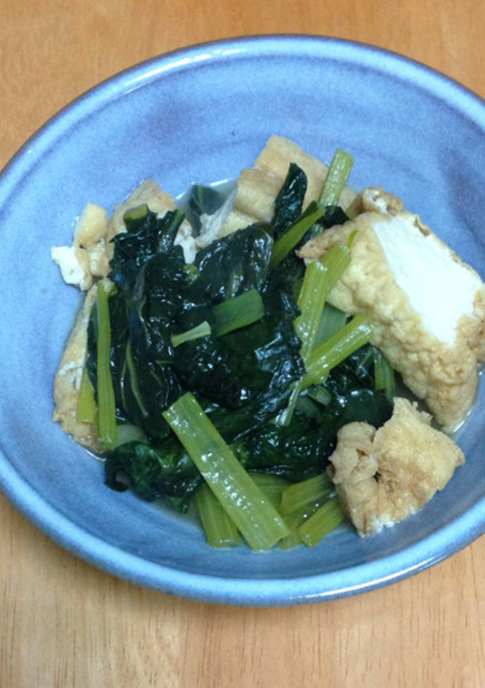 厚揚げと小松菜の含め煮-レシピのメイン写真