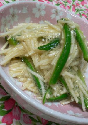 長いもとオクラの甘酢和え-レシピのメイン写真