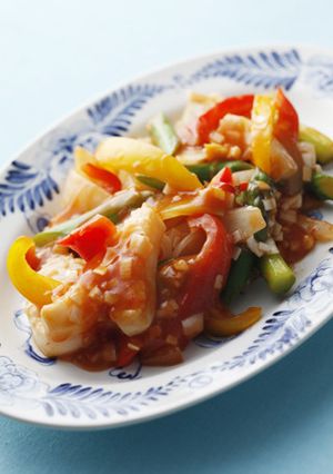いかと野菜のチリソース炒め-レシピのメイン写真