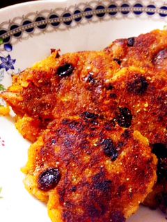 かぼちゃサラダリメイク!かぼちゃケーキ-レシピのメイン写真