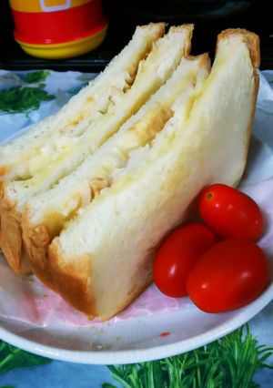 朝食ランチに！ツナと玉ねぎのホットサンド-レシピのメイン写真