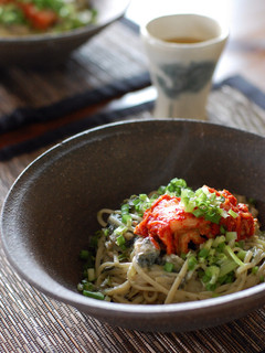 韓国のりのクリームパスタ-レシピのメイン写真