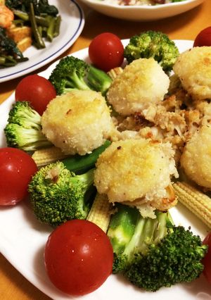 カリッと☆ホタテのチーズパン粉焼き-レシピのメイン写真