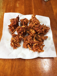 柿の種でおかき揚げ〜( ´ ▽ ` )ノ-レシピのメイン写真
