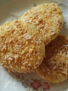 コーンフレークかけミニホットケーキ-レシピのメイン写真