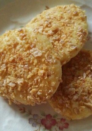 コーンフレークかけミニホットケーキ-レシピのメイン写真