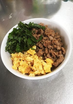 ヘルシーそぼろ丼-レシピのメイン写真