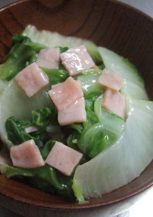 レンジで簡単！白菜の中華風ミルク煮-レシピのメイン写真