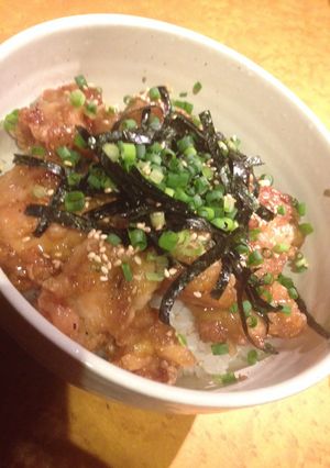 これぞ男メシ！唐揚げ丼-レシピのメイン写真