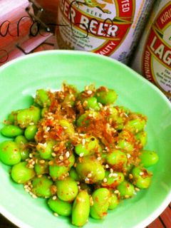 枝豆のピリ辛おかか胡麻醤油-レシピのメイン写真