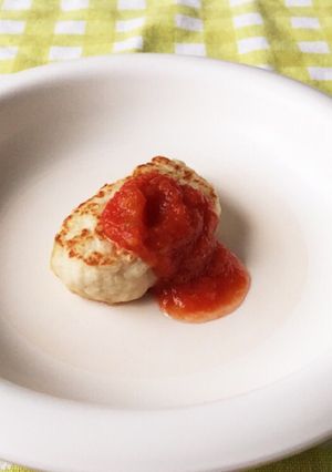 *やわらか豆腐ハンバーグ* 離乳食後期-レシピのメイン写真