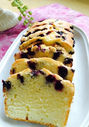新鮮ブルーベリーのパウンドケーキ-レシピのメイン写真