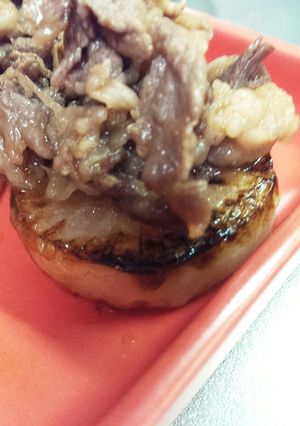 ちょー簡単！牛こま焼肉味の大根ステーキ-レシピのメイン写真