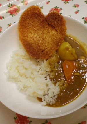 ハートのチーズカレー-レシピのメイン写真