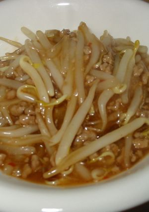 ピリ辛*もやしのとろみ炒め-レシピのメイン写真