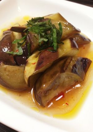 レンジで簡単！なすのピリ辛冷製マリネ-レシピのメイン写真