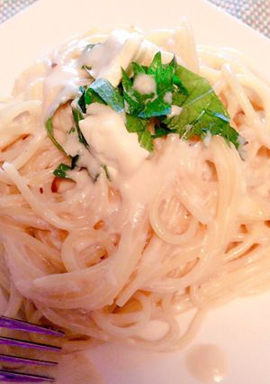 牛乳で！簡単おいし〜味噌クリームパスタ-レシピのメイン写真