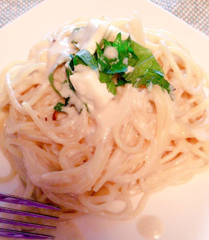 牛乳で!簡単おいし〜味噌クリームパスタ-レシピのメイン写真