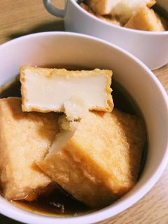 厚揚げめんつゆ煮-レシピのメイン写真