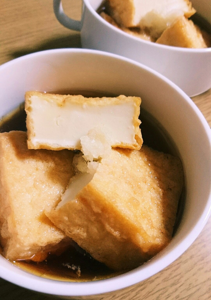 厚揚げめんつゆ煮-レシピのメイン写真