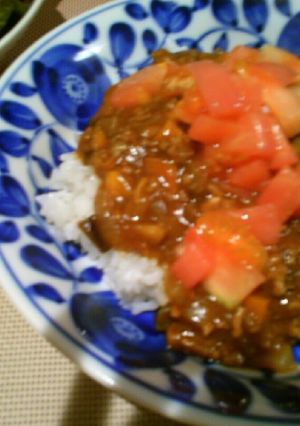 トマトと茄子のキーマカレー-レシピのメイン写真