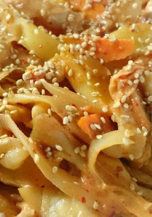 ピリ辛豚肉と野菜のやっつけ炒め-レシピのメイン写真