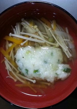 大和芋の団子汁-レシピのメイン写真
