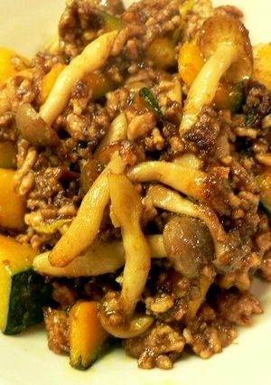 かぼちゃとしめじのマヨカレー炒め☆-レシピのメイン写真