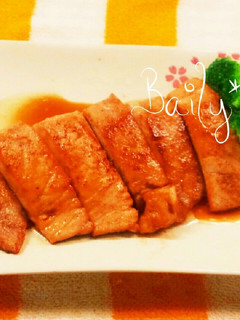 マグロのバタポンステーキ♬-レシピのメイン写真