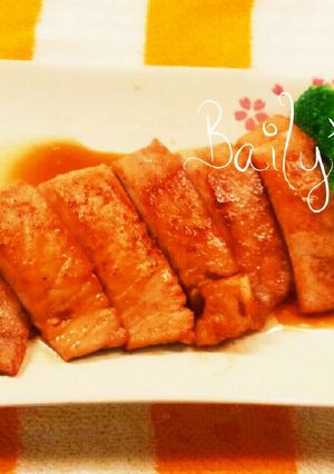 マグロのバタポンステーキ♬-レシピのメイン写真