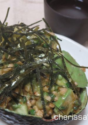 5分で！ぴりっと♫アボカド納豆ココット-レシピのメイン写真