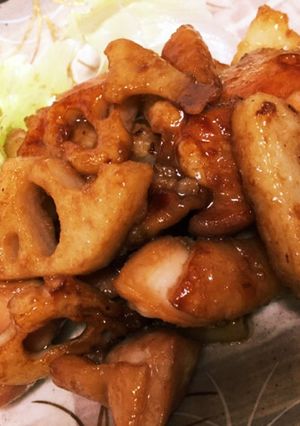 簡単一品！ご飯すすむ鶏レンコン☆-レシピのメイン写真