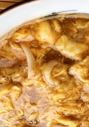 ふわとろ　即席かきたまうどん-レシピのメイン写真