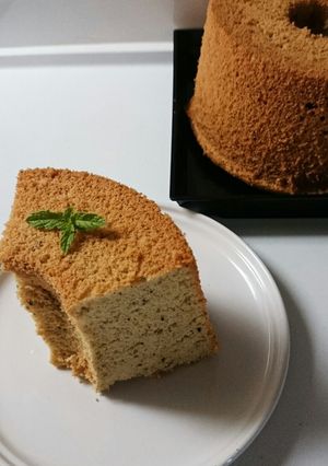 ふわっと♪きなこ黒糖の和風シフォンケーキ-レシピのメイン写真