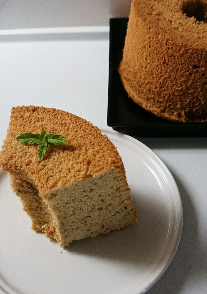 ふわっと♪きなこ黒糖の和風シフォンケーキ-レシピのメイン写真