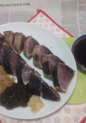 鰹のたたき特製タレ＆中華クラゲ洗いもずく-レシピのメイン写真
