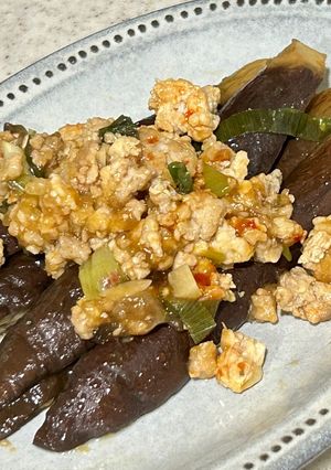 簡単！時短！美味しい〜鶏ひき肉麻婆茄子-レシピのメイン写真