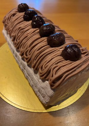 モンブランロールケーキ2025-レシピのメイン写真